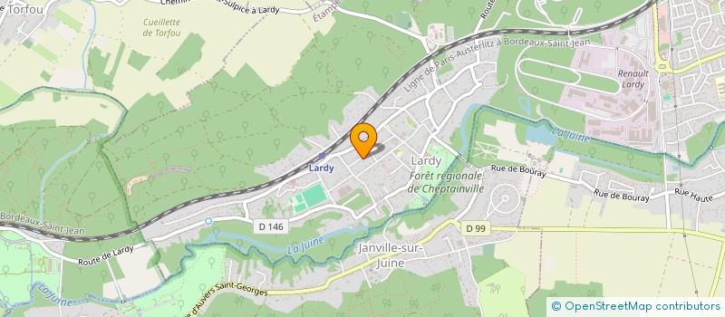 localisation de l'entreprise NOUVELLE DU VAL DE JUINE à LARDY