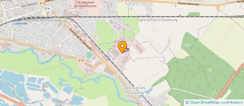 localisation de l'entreprise NOUVELLE DUSCH à CHANTEHEUX
