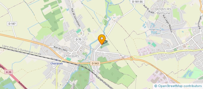 localisation de l'entreprise NOUVELLE ECURIE DE L'ABBAYE  CHOCQUES