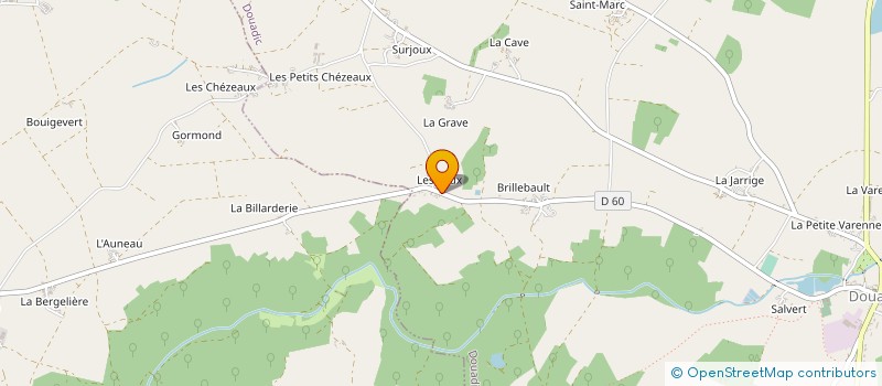 localisation de l'entreprise NOUVELLE EDIFRANCE à LE BLANC