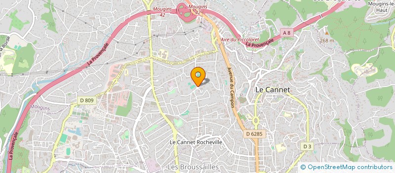 localisation de l'entreprise NOUVELLE ENERGIE à LE CANNET