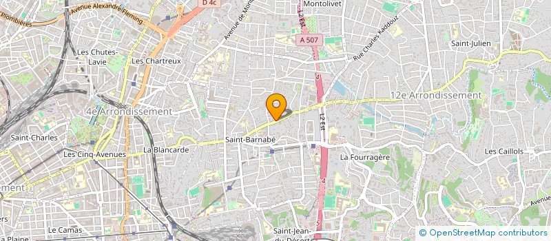 localisation de l'entreprise NOUVELLE ENTREP MARS BT ET TP à MARSEILLE