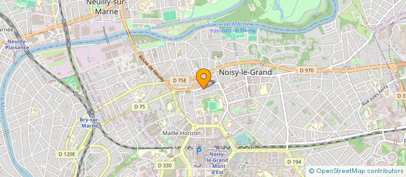 localisation de l'entreprise NOUVELLE ENTREPRISE DE FRANCE à NOISY-LE-GRAND