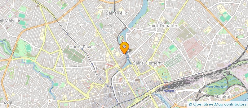 localisation de l'entreprise NOUVELLE ERE à NANTES