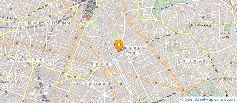 localisation de l'entreprise NOUVELLE ERE à PARIS