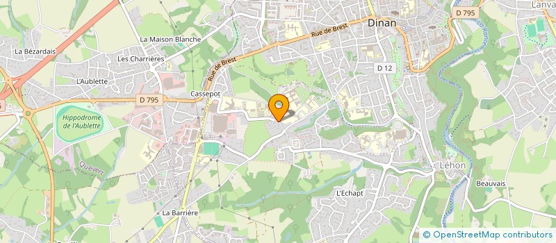 localisation de l'entreprise NOUVELLE ERE  DINAN