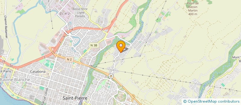 localisation de l'entreprise NOUVELLE ERE  SAINT-PIERRE