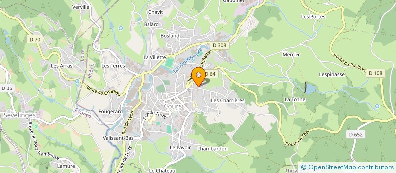localisation de l'entreprise NOUVELLE ERE BEAUTE à ROANNE