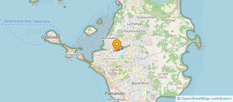 localisation de l'entreprise NOUVELLE ERE CLUB DE LABATTOIR à DZAOUDZI