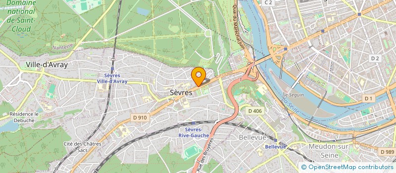 localisation de l'entreprise NOUVELLE ETOILE D'OR à SEVRES