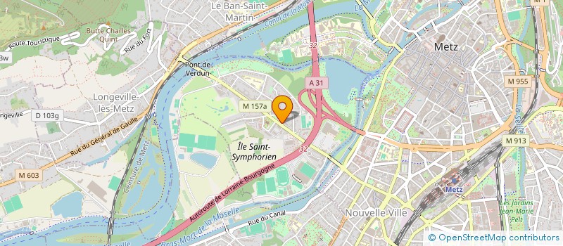 localisation de l'entreprise NOUVELLE ETUDE  LONGEVILLE-LES-METZ