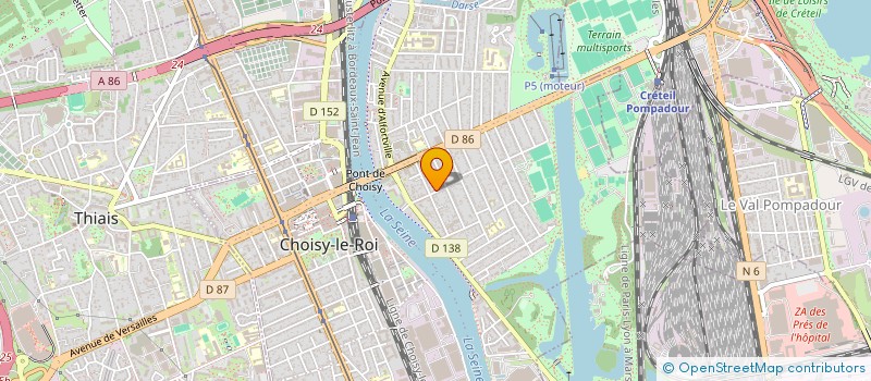localisation de l'entreprise NOUVELLE EXPL DES ETS BRODIN à CHOISY-LE-ROI