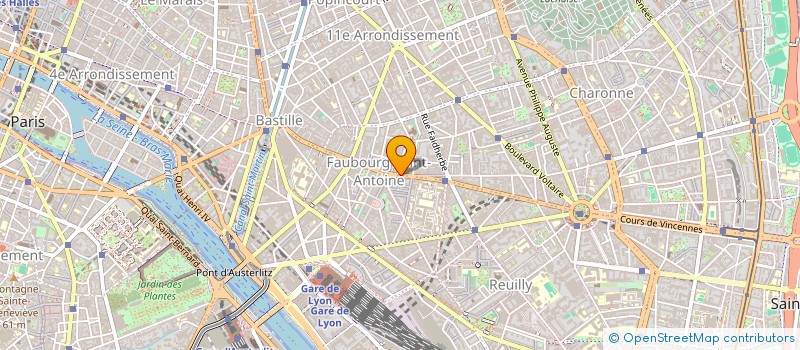 localisation de l'entreprise NOUVELLE FACULTE LETTRES PARIS IDF à PARIS 11