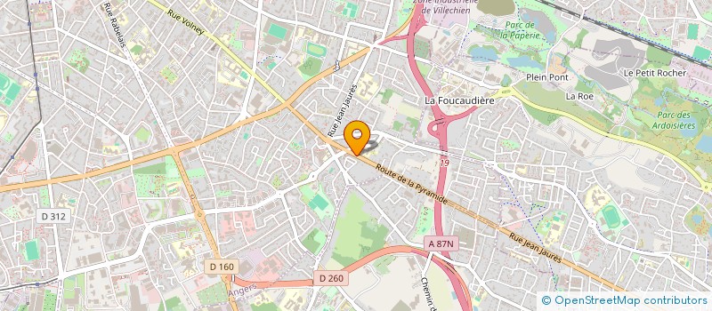 localisation de l'entreprise NOUVELLE FAMILLE RASTAFARI à ANGERS