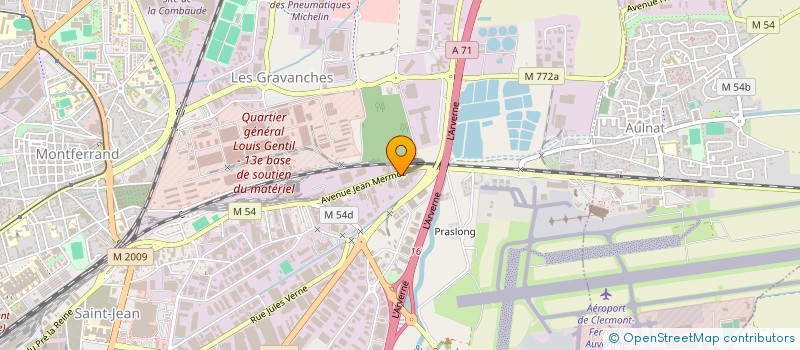 localisation de l'entreprise NOUVELLE FOUREY GALLAND  CLERMONT-FERRAND