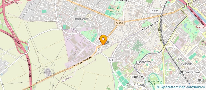 localisation de l'entreprise NOUVELLE GENERATION  TINQUEUX