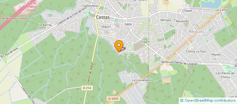 localisation de l'entreprise NOUVELLE GENERATION ENERGY'S  CESTAS