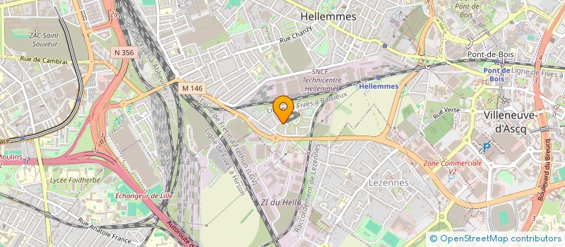 localisation de l'entreprise NOUVELLE GENERATION HAUTS DE FRANCE à LILLE