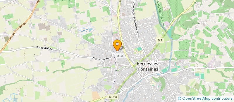 localisation de l'entreprise NOUVELLE GENERATION PERNOISE  PERNES-LES-FONTAINES