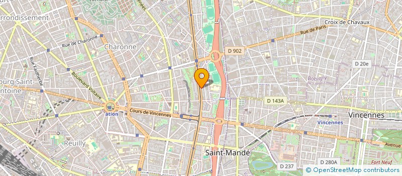 localisation de l'entreprise NOUVELLE GESTION COMPTABLE  PARIS