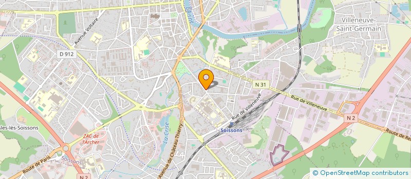 localisation de l'entreprise NOUVELLE HISTOIRE à SOISSONS
