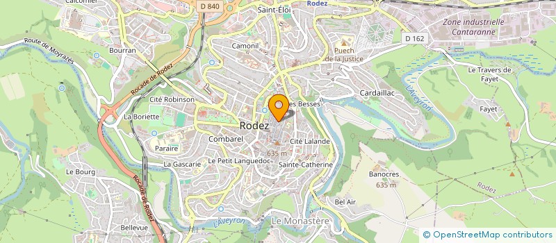 localisation de l'entreprise NOUVELLE HORIZON  RODEZ