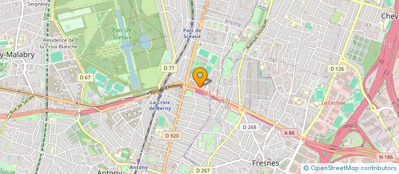 localisation de l'entreprise NOUVELLE IMPRIMERIE SCHAEFFER à ANTONY