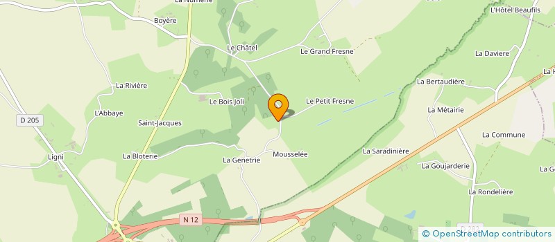localisation de l'entreprise NOUVELLE LA SOURCE à SAINT-HILAIRE-LE-CHATEL