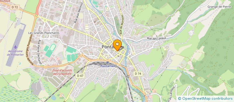 localisation de l'entreprise NOUVELLE LIBRAIRIE SASSARD à PONTARLIER