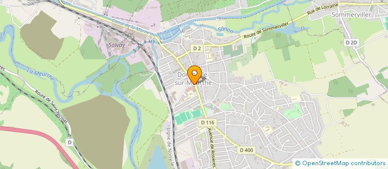 localisation de l'entreprise NOUVELLE LIGNE  DOMBASLE-SUR-MEURTHE