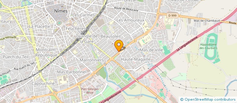 localisation de l'entreprise NOUVELLE LUMIERE ET DECOR  NIMES