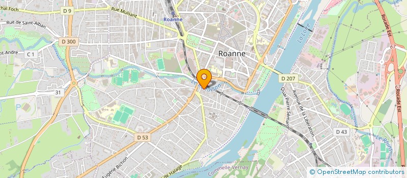localisation de l'entreprise NOUVELLE MAILLE STABLE à ROANNE