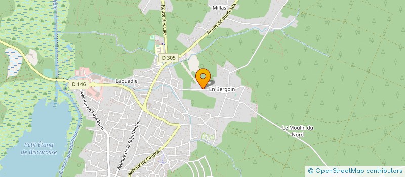 localisation de l'entreprise NOUVELLE MUNOZ-BORGES  BISCARROSSE