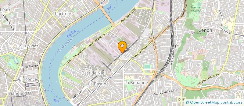 localisation de l'entreprise NOUVELLE ORFEVRERIE  BORDEAUX