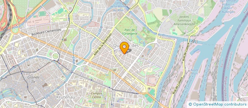localisation de l'entreprise NOUVELLE ORGANISATION DES ARTS ET METIERS à STRASBOURG