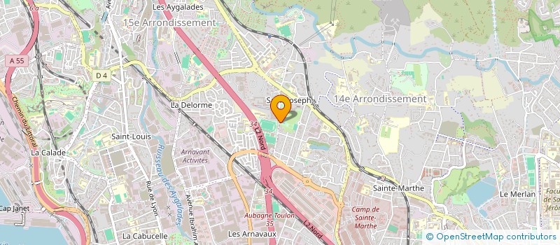 localisation de l'entreprise NOUVELLE ORGANISATION ITALIENNE  MARSEILLE