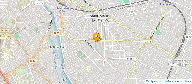 localisation de l'entreprise NOUVELLE PERSPECTIVE à SAINT-MAUR-DES-FOSSES
