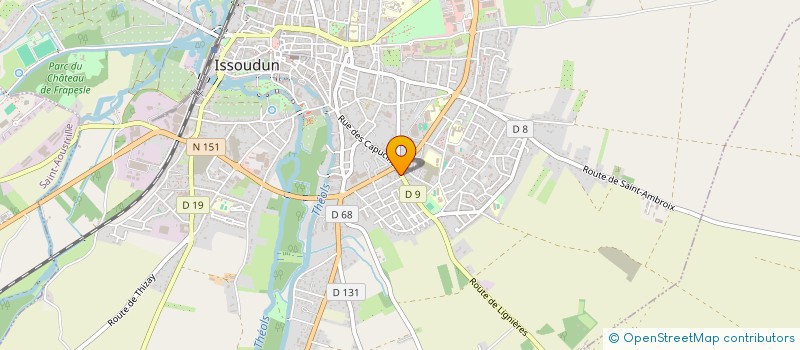 localisation de l'entreprise NOUVELLE PHARMACIE BEL AIR à ISSOUDUN