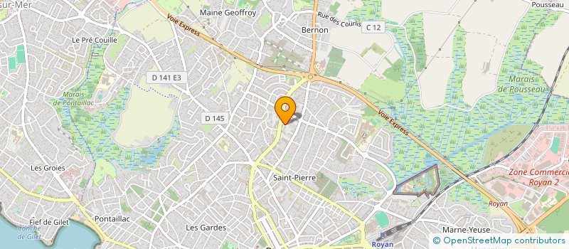 localisation de l'entreprise NOUVELLE PHARMACIE DU FIEF  ROYAN