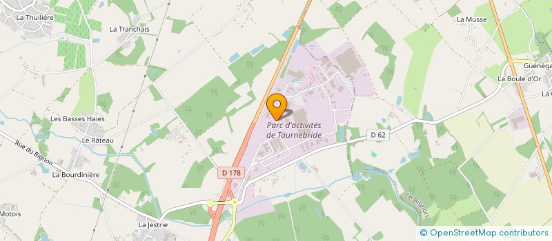 localisation de l'entreprise NOUVELLE PLASTURGIE  OUDON