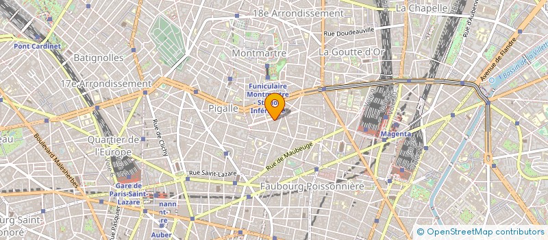 localisation de l'entreprise NOUVELLE POLYCLINIQUE TRUDAINE à PARIS