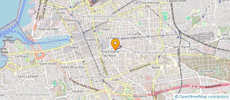 localisation de l'entreprise NOUVELLE POUSSE à MARSEILLE