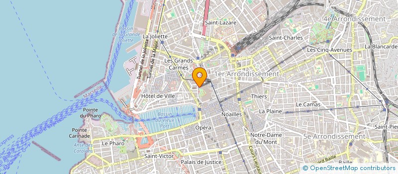 localisation de l'entreprise NOUVELLE PROTECTION ET SERVICES à MARSEILLE