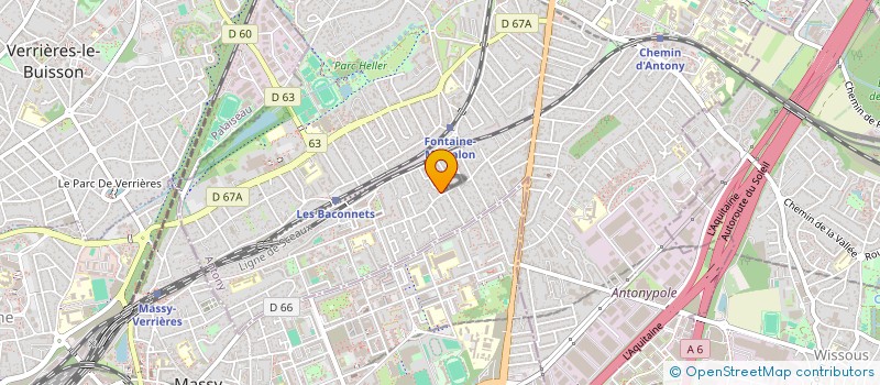 localisation de l'entreprise NOUVELLE R à ANTONY