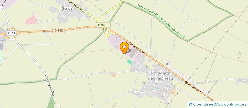 localisation de l'entreprise NOUVELLE RECOLTE  SAINT-MARTIN-DE-FRAIGNEAU