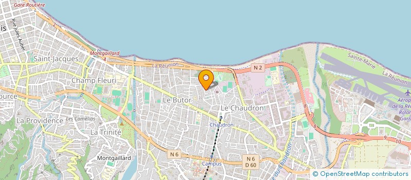 localisation de l'entreprise NOUVELLE REPUBLIQUE DES JEUNES à SAINT-DENIS