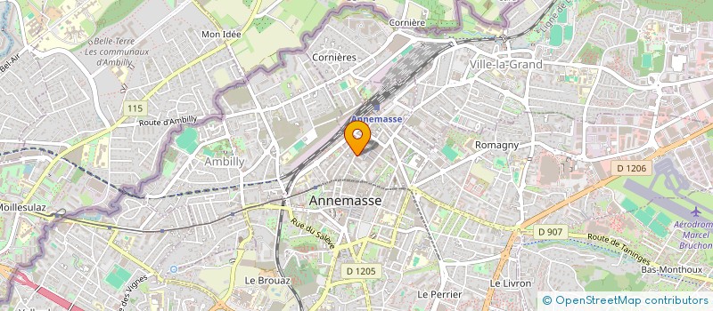 localisation de l'entreprise NOUVELLE RESIDENCE CLOS FLEURY à ANNEMASSE