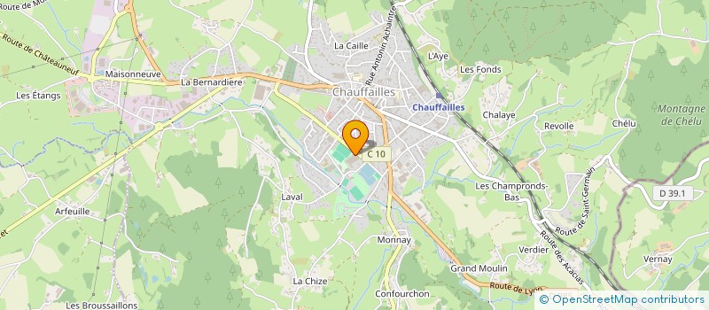 localisation de l'entreprise NOUVELLE RR CARROSSERIE FUSIL à CHAUFFAILLES