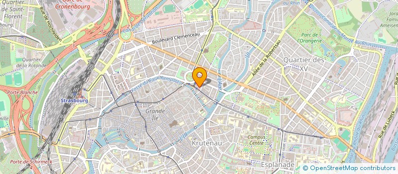 localisation de l'entreprise NOUVELLE SCENE  STRASBOURG