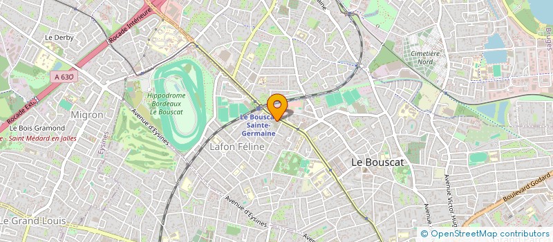 localisation de l'entreprise NOUVELLE SCI DU 412 AV DE LA LIBERATION  LE BOUSCAT